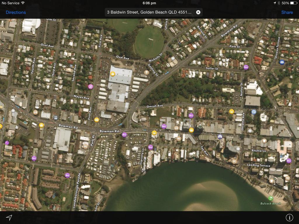 Golden Beach Motor Inn, Caloundra Buitenkant foto